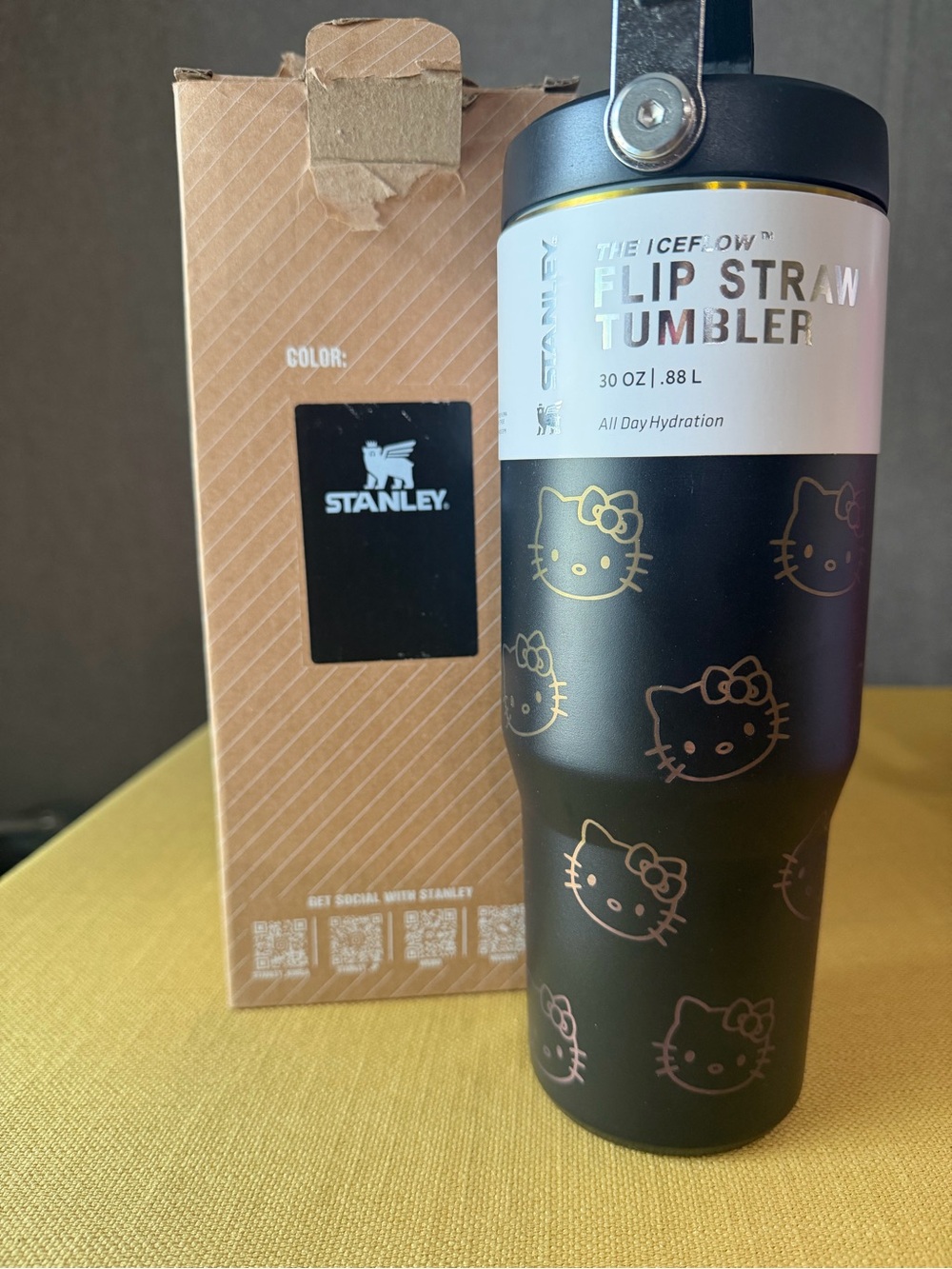 Flip Straw Tumbler Label